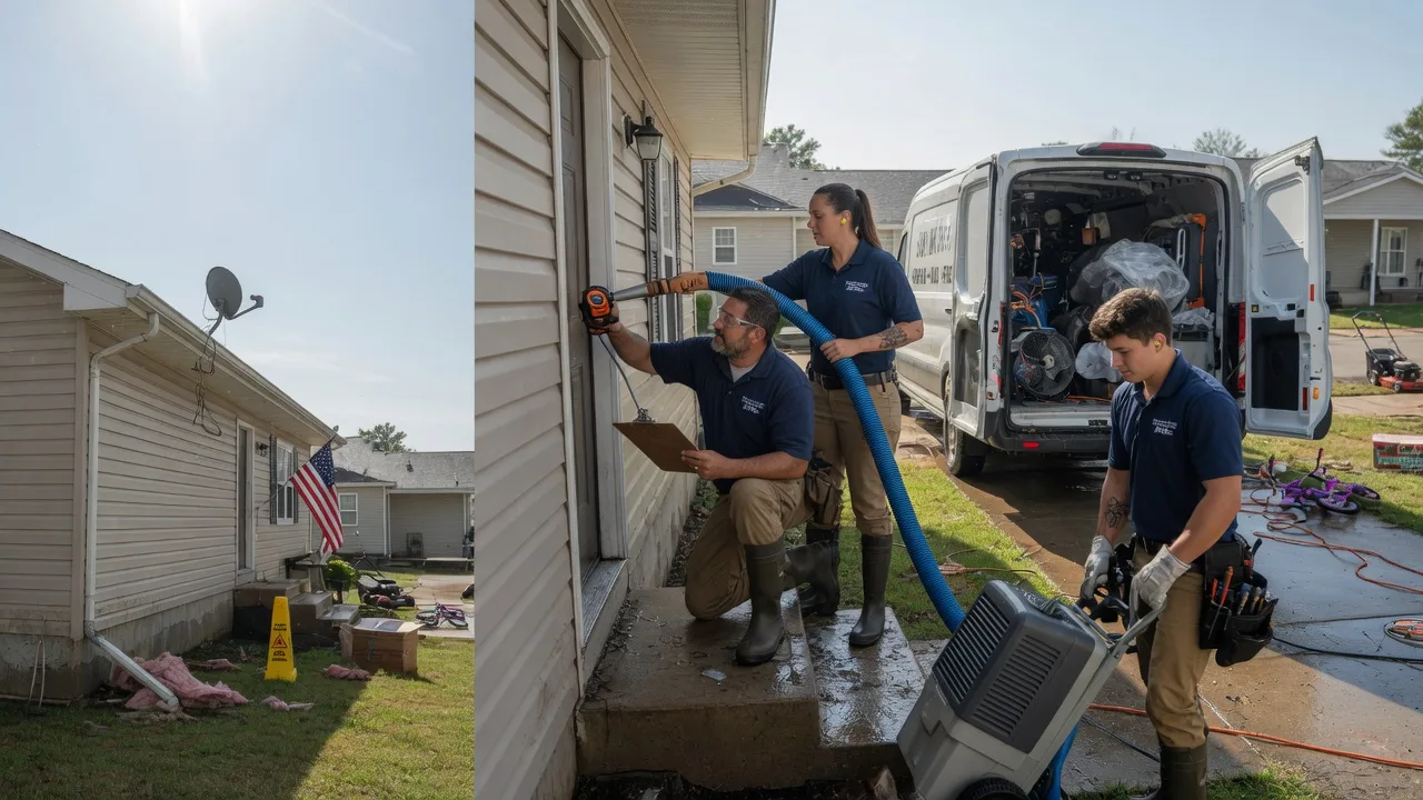 Ceiling Water Damage Restoration in Oakfield, ME near me